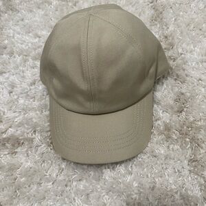 Madewell Tan leather Baseball Cap hat new with tags